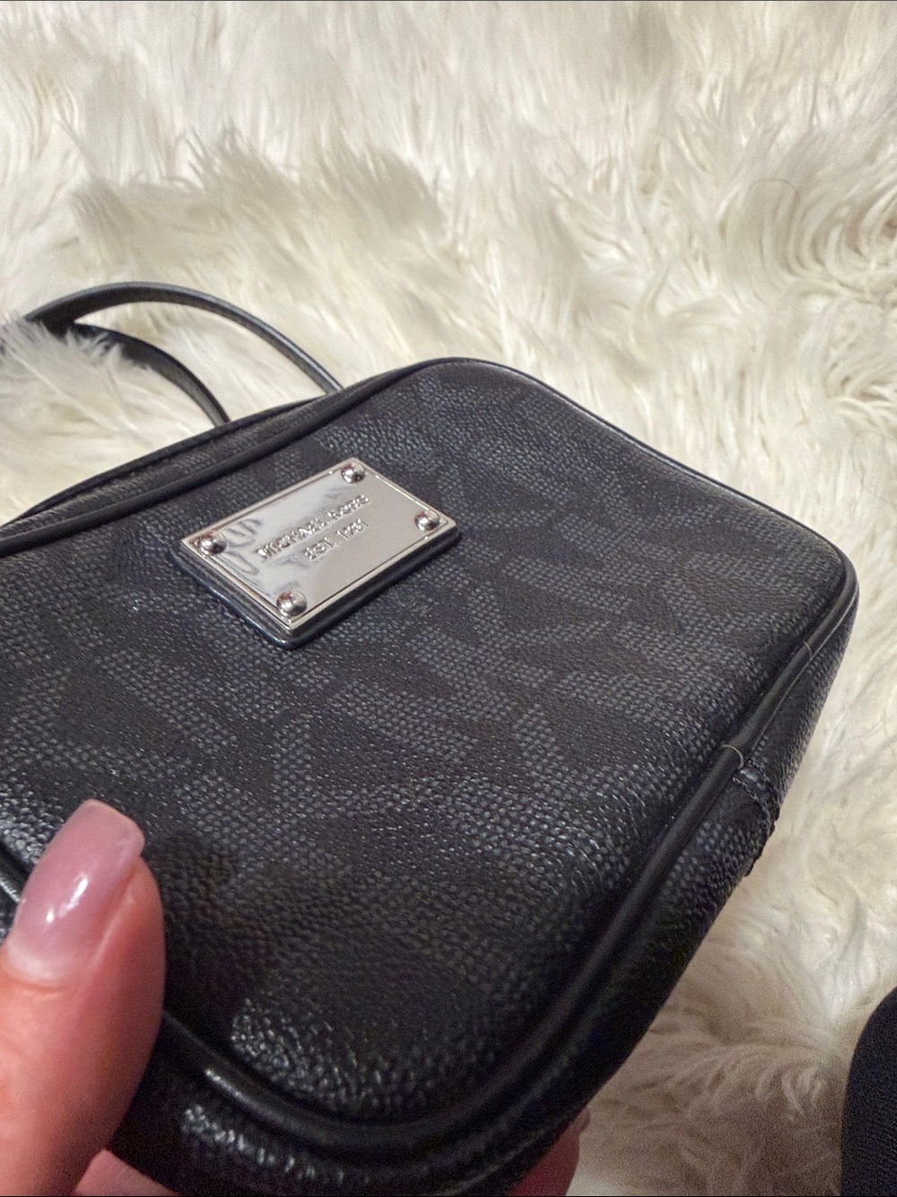 Michael Kors Black Leather Crossbody - Picture 6 of 17